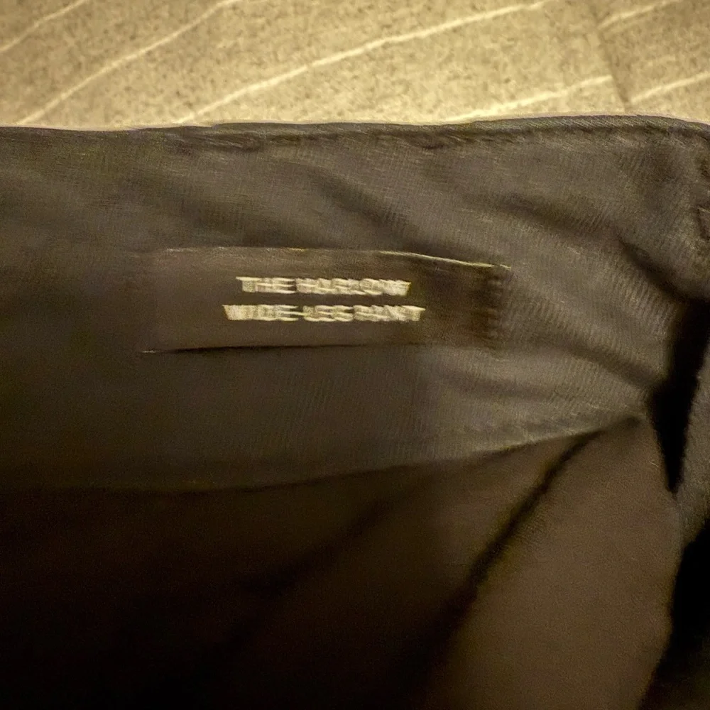 Madewell Harlowe black wide leg pants size 6P - Picture 5 of 8